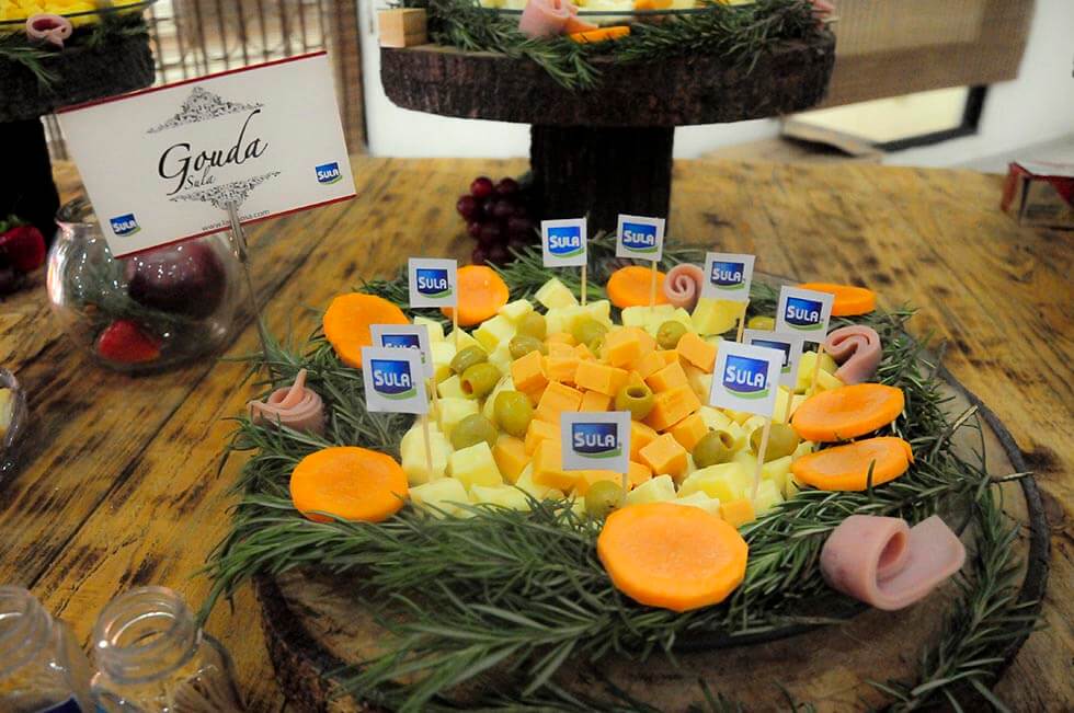 diferentes tipos de quesos para degustar en el evento